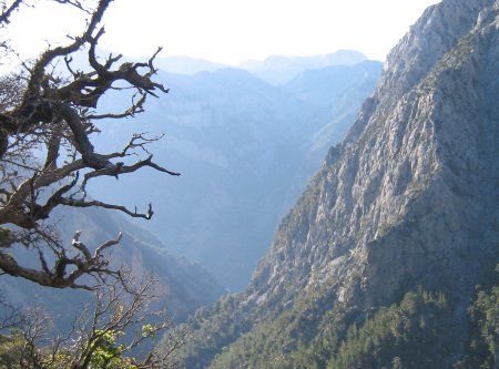 Samaria gorge - near the top