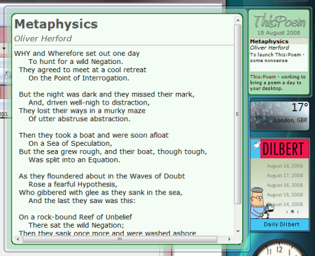 extended This:Poem sidebar gadget