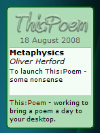 view of This:Poem sidebar gadget